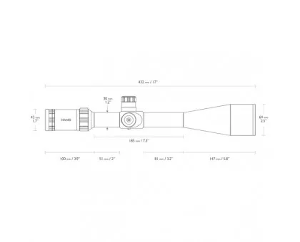 Оптичний приціл Hawke Sidewinder 8-32x56 SF (SR PRO IR) Оптичний приціл Hawke Sidewinder 8-32x56 SF (SR PRO IR)