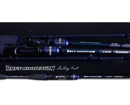 Спінінг Zemex Bass Addiction Casting 702M (2,13м 5,0-25,0гр) Спінінг Zemex Bass Addiction Casting 702M (2,13м 5,0-25,0гр)