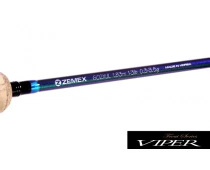 Спінінг Zemex Viper Trout Series 602XUL (1,83м 0,3-3,5гр)
