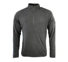 Фліс тактичний KOMBAT UK Alpha Mid-Layer Fleece Black