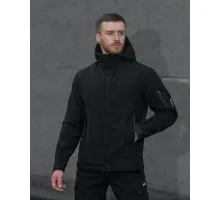 Куртка тактична Softshell Bezet Робокоп 2.0 кол. Чорний