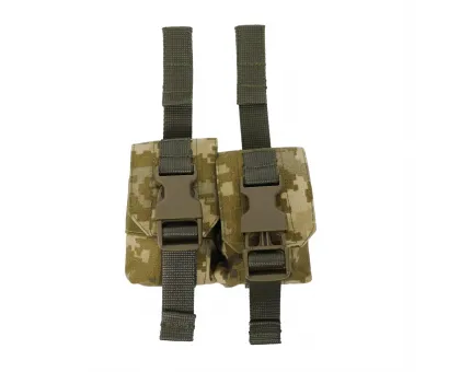 Тактичний підсумок під 2 гранати KIBORG GU Double Mag Pouch Pixel Тактичний підсумок під 2 гранати KIBORG GU Double Mag Pouch Pixel