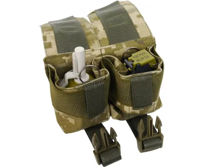 Тактичний підсумок під 2 гранати KIBORG GU Double Mag Pouch Pixel Тактичний підсумок під 2 гранати KIBORG GU Double Mag Pouch Pixel