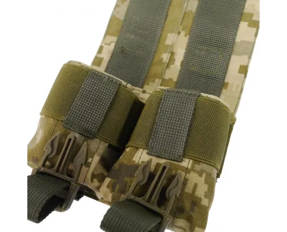 Тактичний підсумок під 2 гранати KIBORG GU Double Mag Pouch Pixel Тактичний підсумок під 2 гранати KIBORG GU Double Mag Pouch Pixel