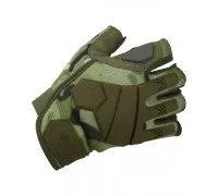 Рукавички тактичні KOMBAT UK Alpha Fingerless Tactical Gloves Multicam