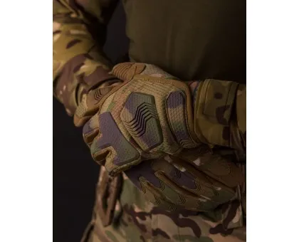 Рукавиці тактичні Bezet Protective кол. Мультикам