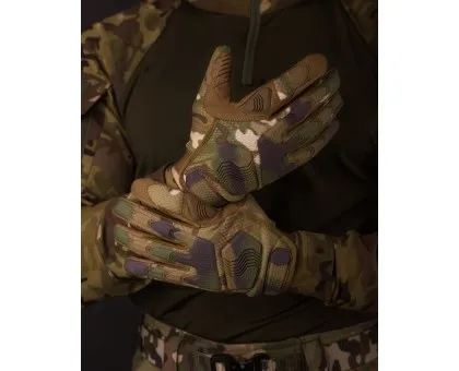 Рукавиці тактичні Bezet Protective кол. Мультикам