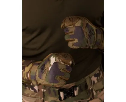 Рукавиці тактичні Bezet Protective кол. Мультикам