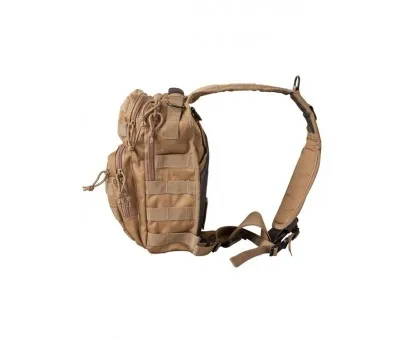 Рюкзак тактичний однолямковий KOMBAT UK Mini Molle Recon Shoulder Bag Coyote Рюкзак тактичний однолямковий KOMBAT UK Mini Molle Recon Shoulder Bag Coyote