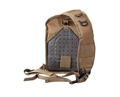 Рюкзак тактичний однолямковий KOMBAT UK Mini Molle Recon Shoulder Bag Coyote Рюкзак тактичний однолямковий KOMBAT UK Mini Molle Recon Shoulder Bag Coyote