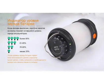 Ліхтар кемпінговий Fenix CL30R сірий Ліхтар кемпінговий Fenix CL30R сірий