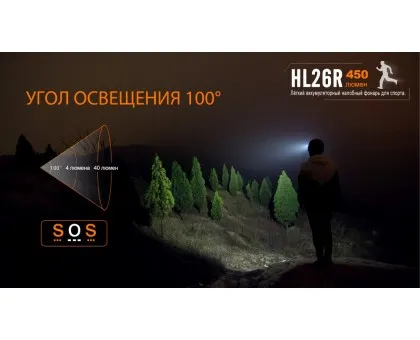 Ліхтар налобний Fenix HL26R блакитний Ліхтар налобний Fenix HL26R блакитний