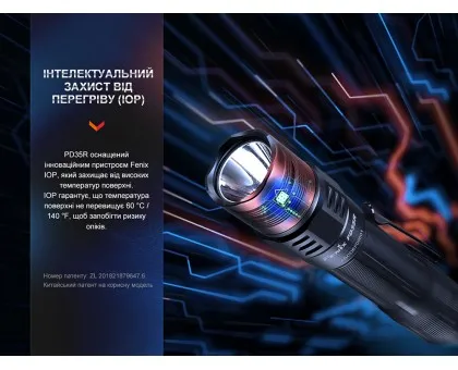 Ліхтар тактичний акумуляторний Fenix PD35R Ліхтар тактичний акумуляторний Fenix PD35R