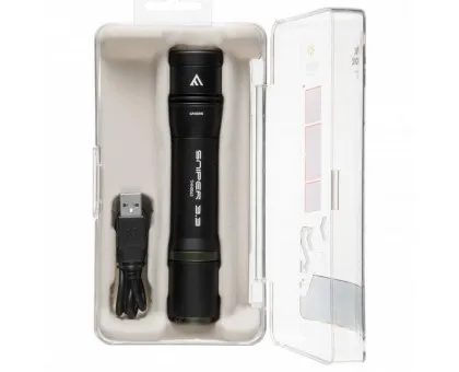 Ліхтар тактичний Mactronic Sniper 3.3 (1000 Lm) Focus Powerbank USB Rechargeable (THH0063)