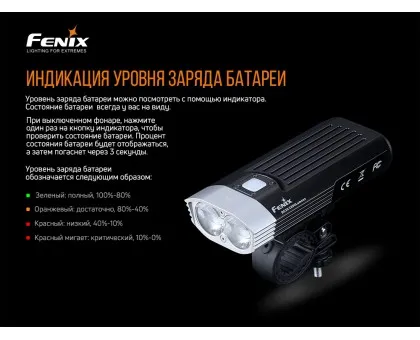 Велофара Fenix BC30 V2.0 Велофара Fenix BC30 V2.0