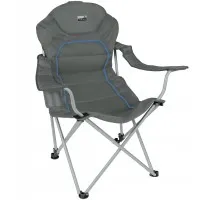 Стілець кемпінговий High Peak Alicante Dark Grey/Blue (44117)