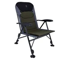 Крісло розкладне Bo-Camp Pike Black/Grey/Green (1204110)