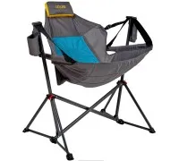 Крісло-гойдалка розкладне Uquip Rocky Blue/Grey (244027)