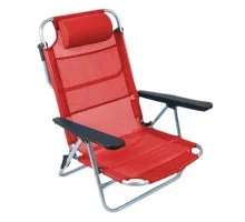 Крісло розкладне Bo-Camp Monaco Red (1204798)