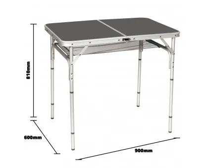 Стіл Bo-Camp Case Model 90x60 cm Grey (1404393) Стіл Bo-Camp Case Model 90x60 cm Grey (1404393)
