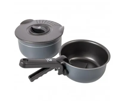 Набір посуду Bo-Camp Trekking 5 Pieces Anthracite (2300351) Набір посуду Bo-Camp Trekking 5 Pieces Anthracite (2300351)