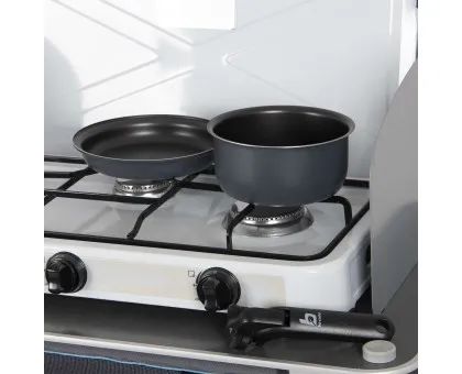 Набір посуду Bo-Camp Trekking 5 Pieces Anthracite (2300351) Набір посуду Bo-Camp Trekking 5 Pieces Anthracite (2300351)