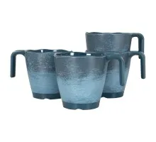 Набір чашок Gimex Mug Stone 4 Pieces 4 Person Dark Blue (6917120)