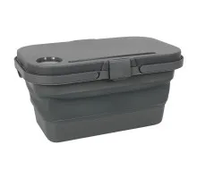 Кошик складаний Bo-Camp Foldable Box With table Top 17L Grey (6303695)
