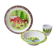 Сервіз столовий Gimex Tableware Kids 3 Pieces 1 Person Adventure (6965570)