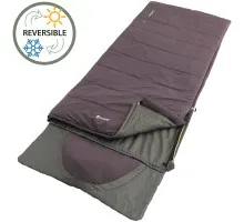 Спальний мішок Outwell Contour Reversible/+2°C Dark Purple Right (230372)