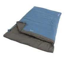 Спальний мішок Outwell Celebration Lux Double/+2°C Blue Left (230371)