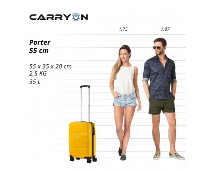 Валіза CarryOn Porter (S) Yellow (502456) Валіза CarryOn Porter (S) Yellow (502456)
